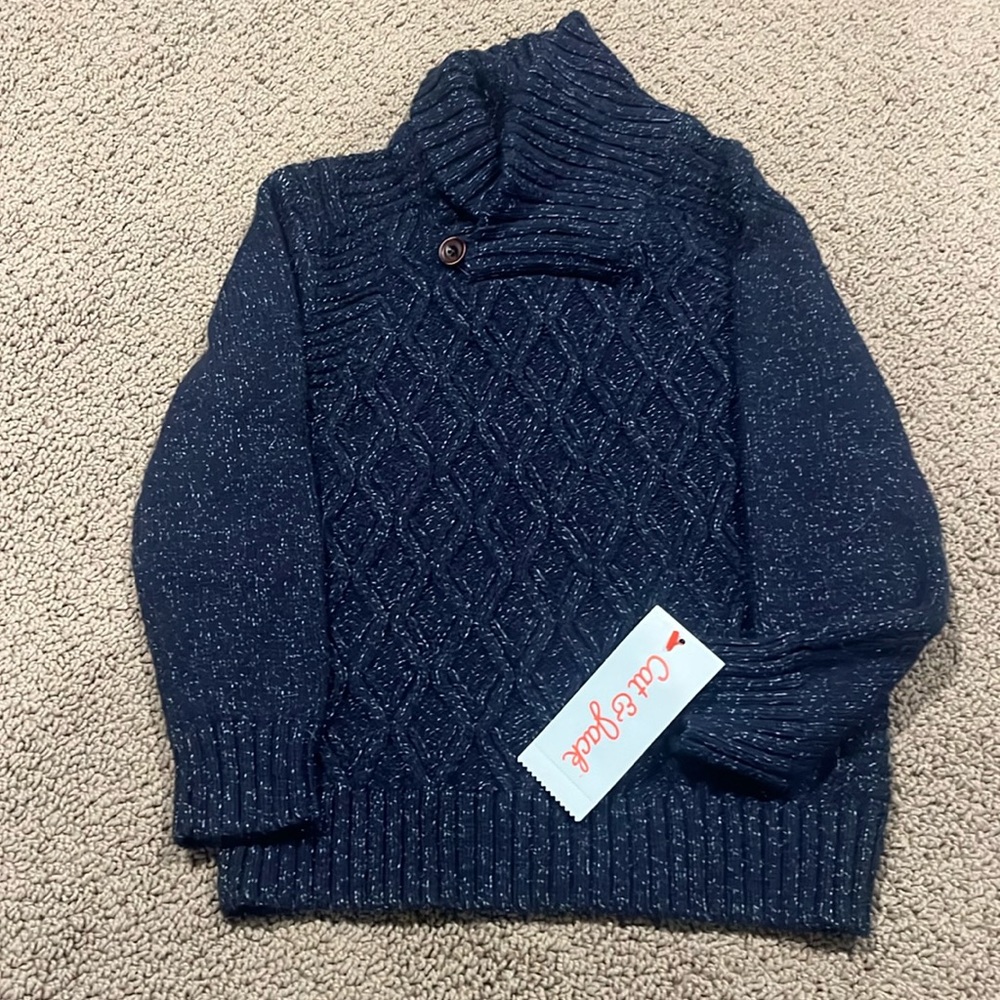 NWT Boys 3T Cat and Jack Sweater